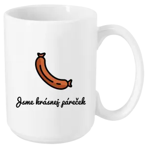 Hrnček Sme krásny páreček - on