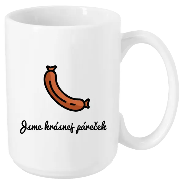 Hrnček Sme krásny páreček - on