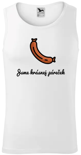 Pánske tielko Sme krásny páreček - on