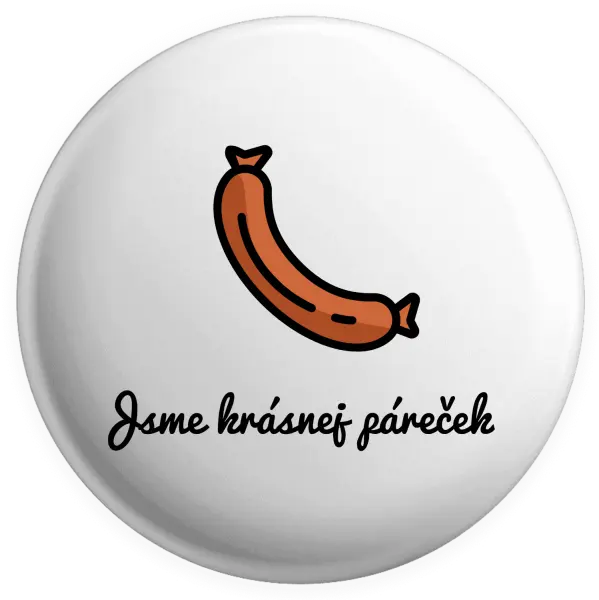 Placka Sme krásny páreček - on