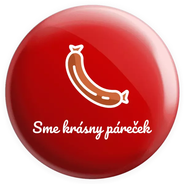 Placka Sme krásny páreček - on