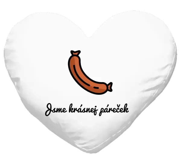 Vankúš Sme krásny páreček - on