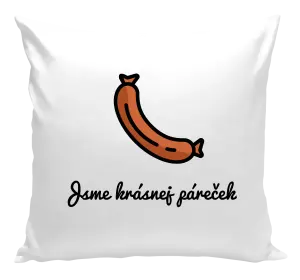 Vankúš Sme krásny páreček - on