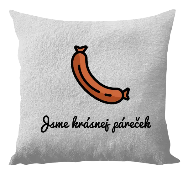 Vankúš Sme krásny páreček - on