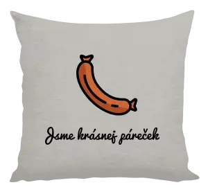 Vankúš Sme krásny páreček - on