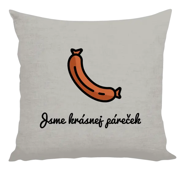Vankúš Sme krásny páreček - on