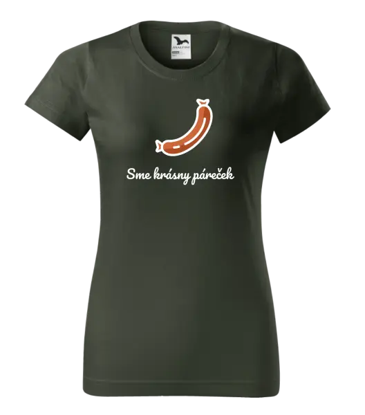 Dámske tričko Sme krásny páreček - ona