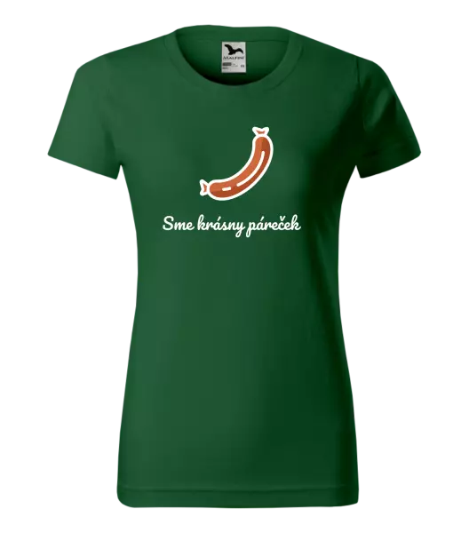 Dámske tričko Sme krásny páreček - ona