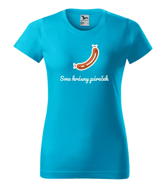 Dámske tričko Sme krásny páreček - ona
