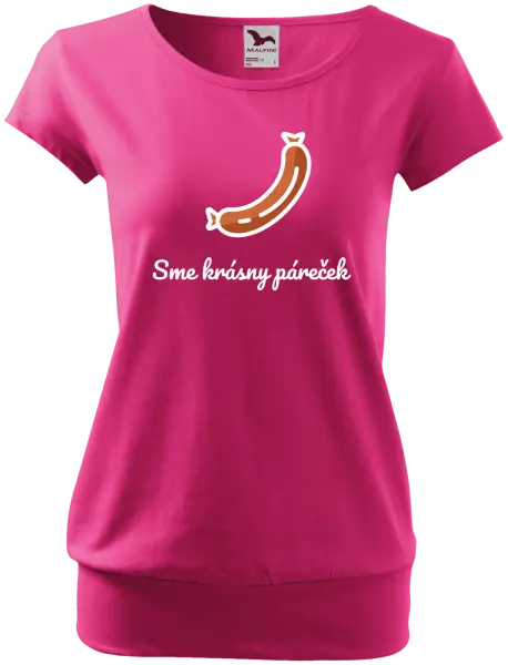 Dámske tričko Sme krásny páreček - ona