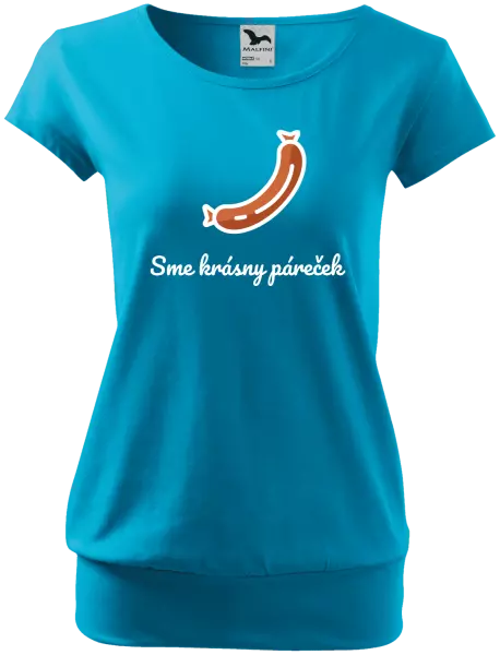 Dámske tričko Sme krásny páreček - ona