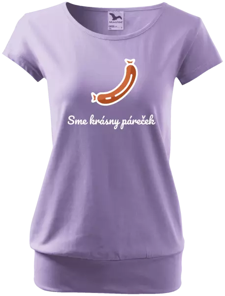 Dámske tričko Sme krásny páreček - ona