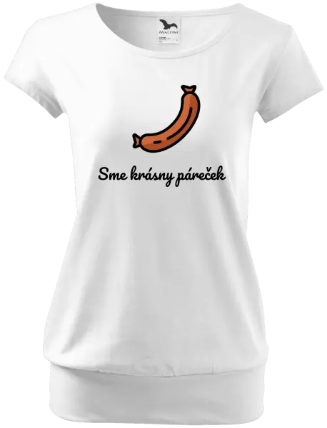 Dámske tričko Sme krásny páreček - ona
