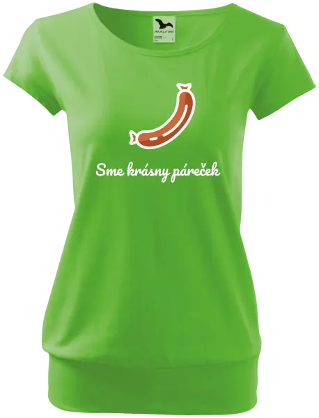 Dámske tričko Sme krásny páreček - ona