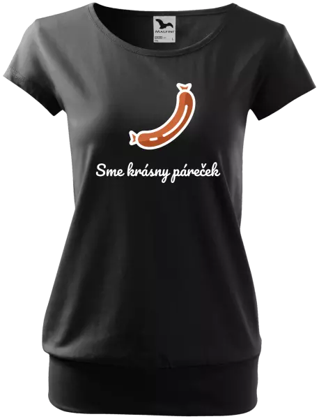 Dámske tričko Sme krásny páreček - ona