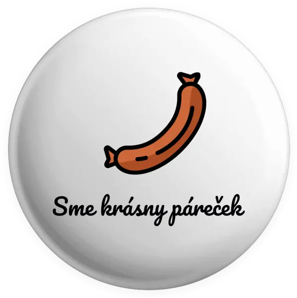 Placka Sme krásny páreček - ona