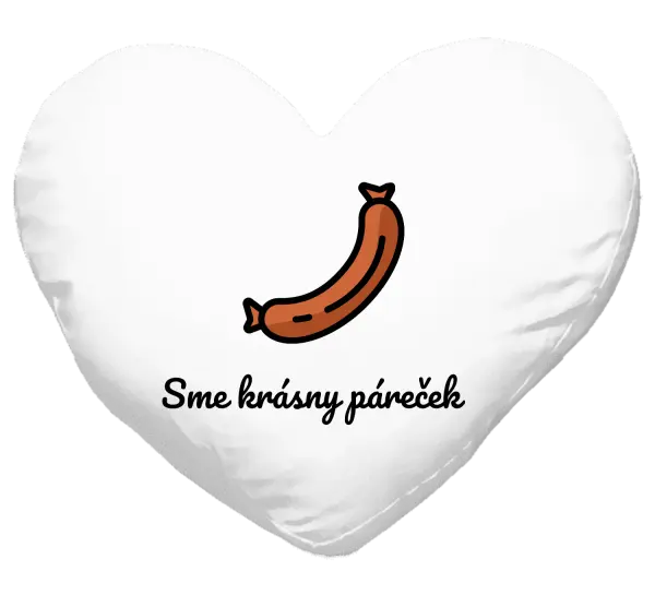 Vankúš Sme krásny páreček - ona