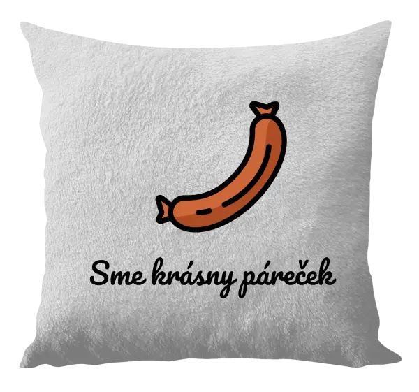Vankúš Sme krásny páreček - ona