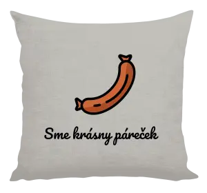 Vankúš Sme krásny páreček - ona