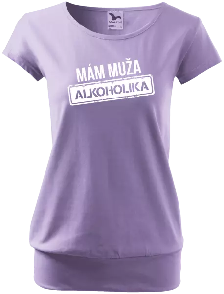Dámske tričko Mám muža alkoholika