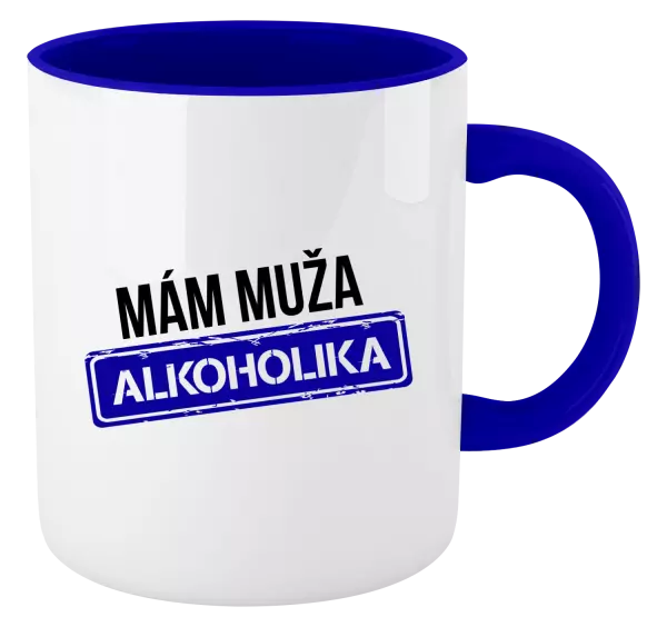 Hrnček  Mám muža alkoholika