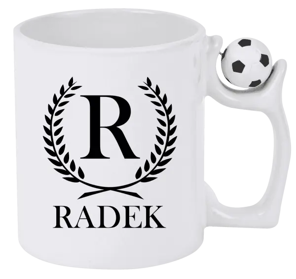 Hrnek Monogram - lístečky