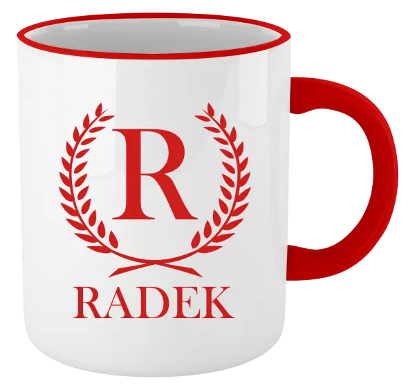 Hrnček Monogram - lístočky