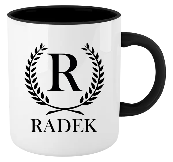 Hrnček  Monogram - lístočky