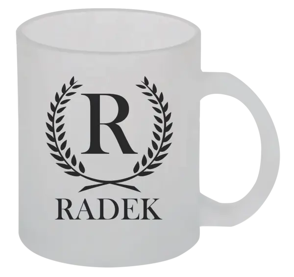 Hrnek Monogram - lístečky