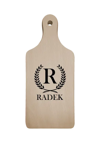 Doštička Monogram - lístočky