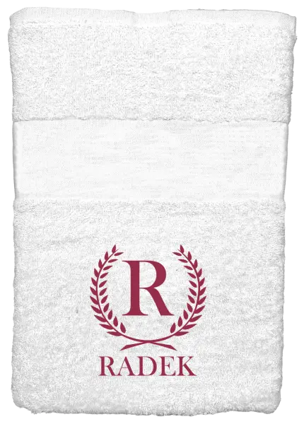 Uterák (50x100 cm) Monogram - lístočky