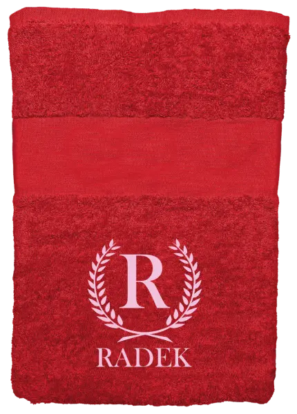 Uterák (50x100 cm) Monogram - lístočky