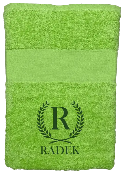 Uterák (50x100 cm) Monogram - lístočky