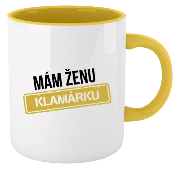Hrnček  Mám ženu klamárku