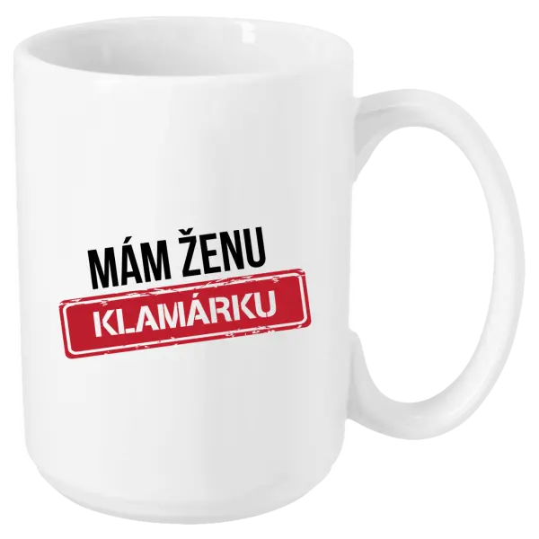 Hrnček Mám ženu klamárku