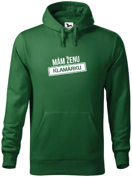 Pánska mikina Mám ženu klamárku