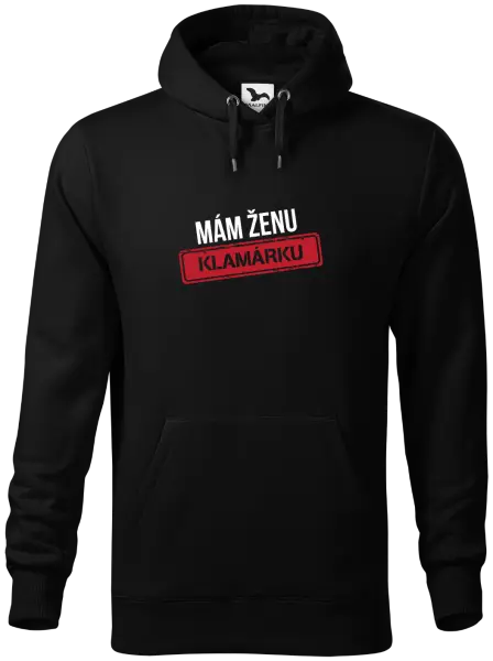 Pánska mikina Mám ženu klamárku