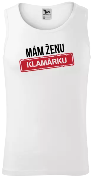 Pánske tielko Mám ženu klamárku