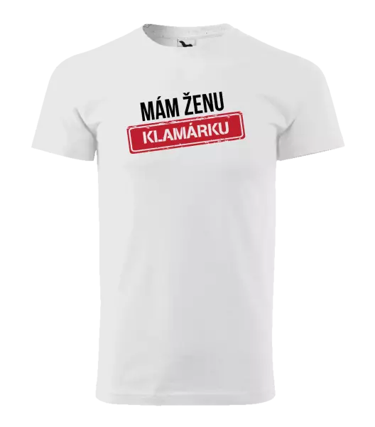 Pánske tričko Mám ženu klamárku