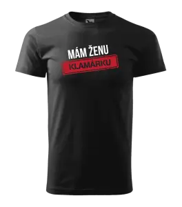 Pánske tričko Mám ženu klamárku
