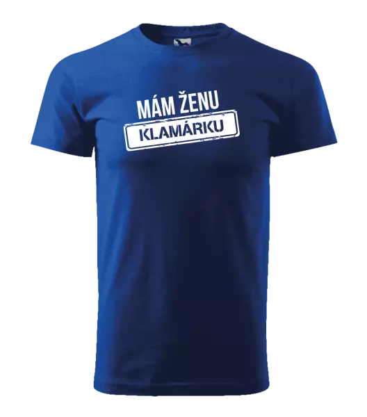 Pánske tričko Mám ženu klamárku