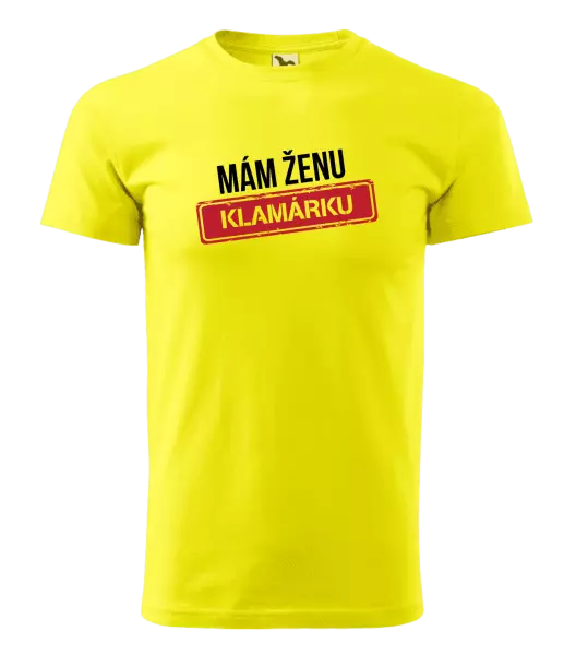 Pánske tričko Mám ženu klamárku