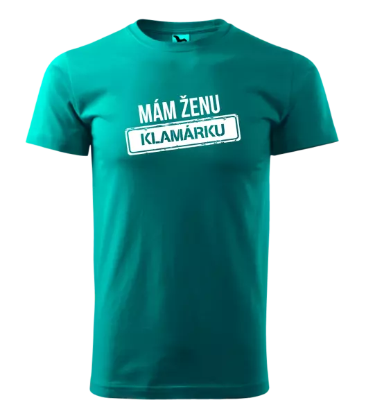 Pánske tričko Mám ženu klamárku