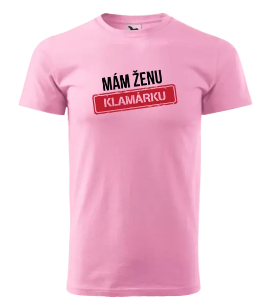 Pánske tričko Mám ženu klamárku