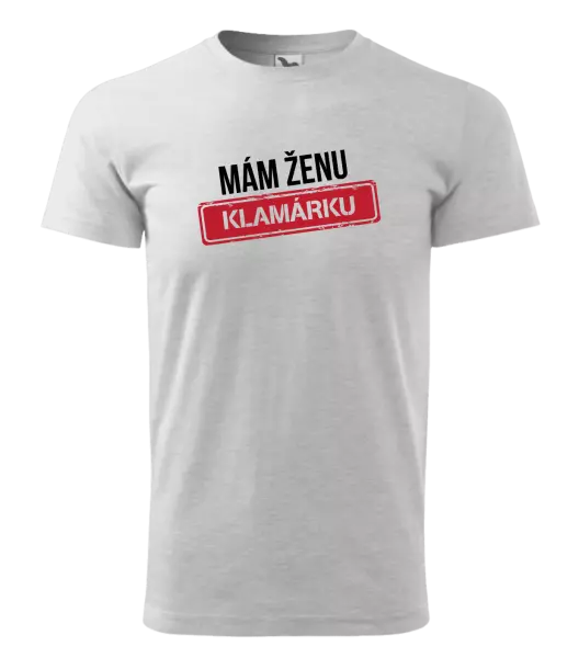 Pánske tričko Mám ženu klamárku