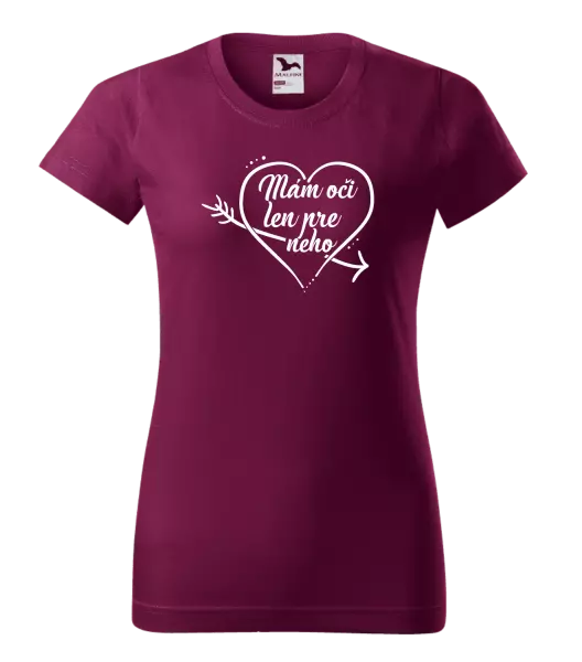 Dámske tričko Mám oči jen pro něj - kopie