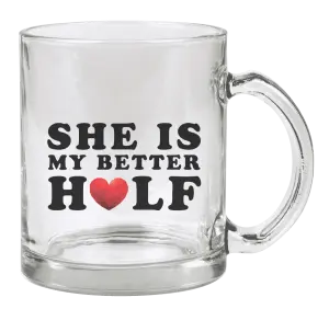 Hrnček She is my better half - kopie