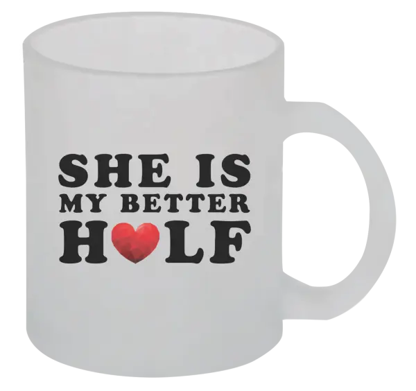 Hrnček She is my better half - kopie