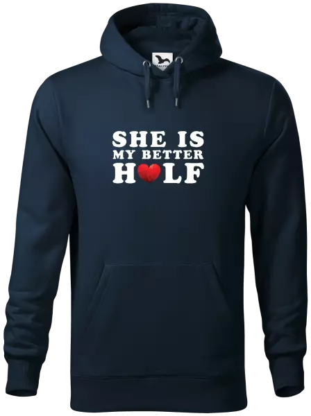 Pánska mikina She is my better half - kopie