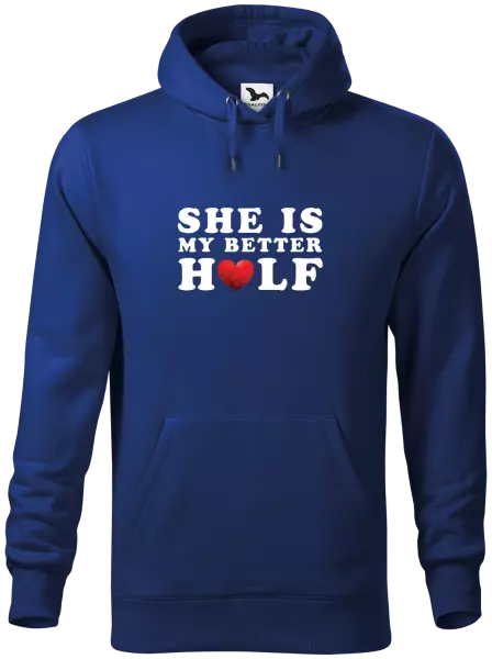 Pánska mikina She is my better half - kopie